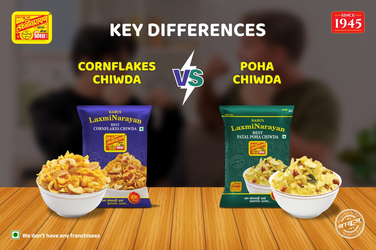 Cornflakes Chiwda vs. Poha Chiwda: Key Differences